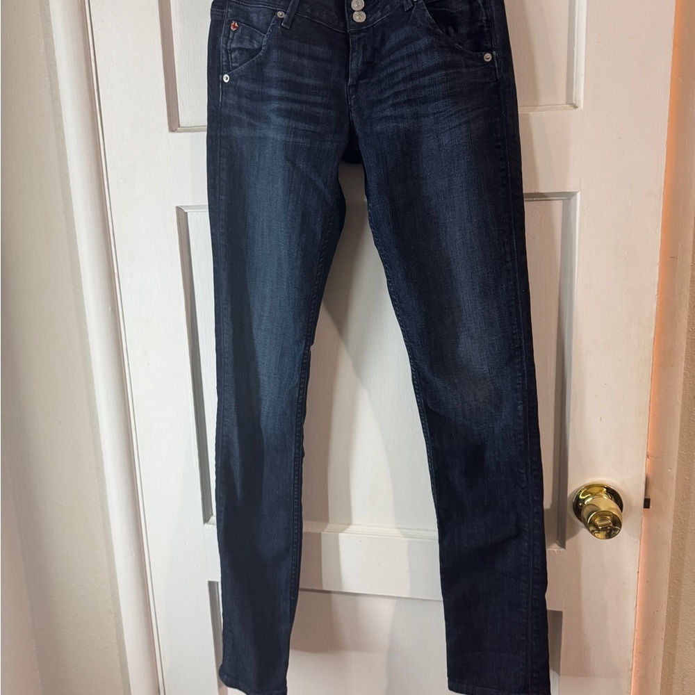 Hudson Jeans Straight Leg Dark Indigo Jeans - Size 26